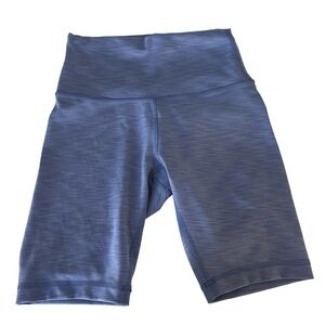 Lululemon Wunder Train High Rise Short Heathered Water Drop Sz 4